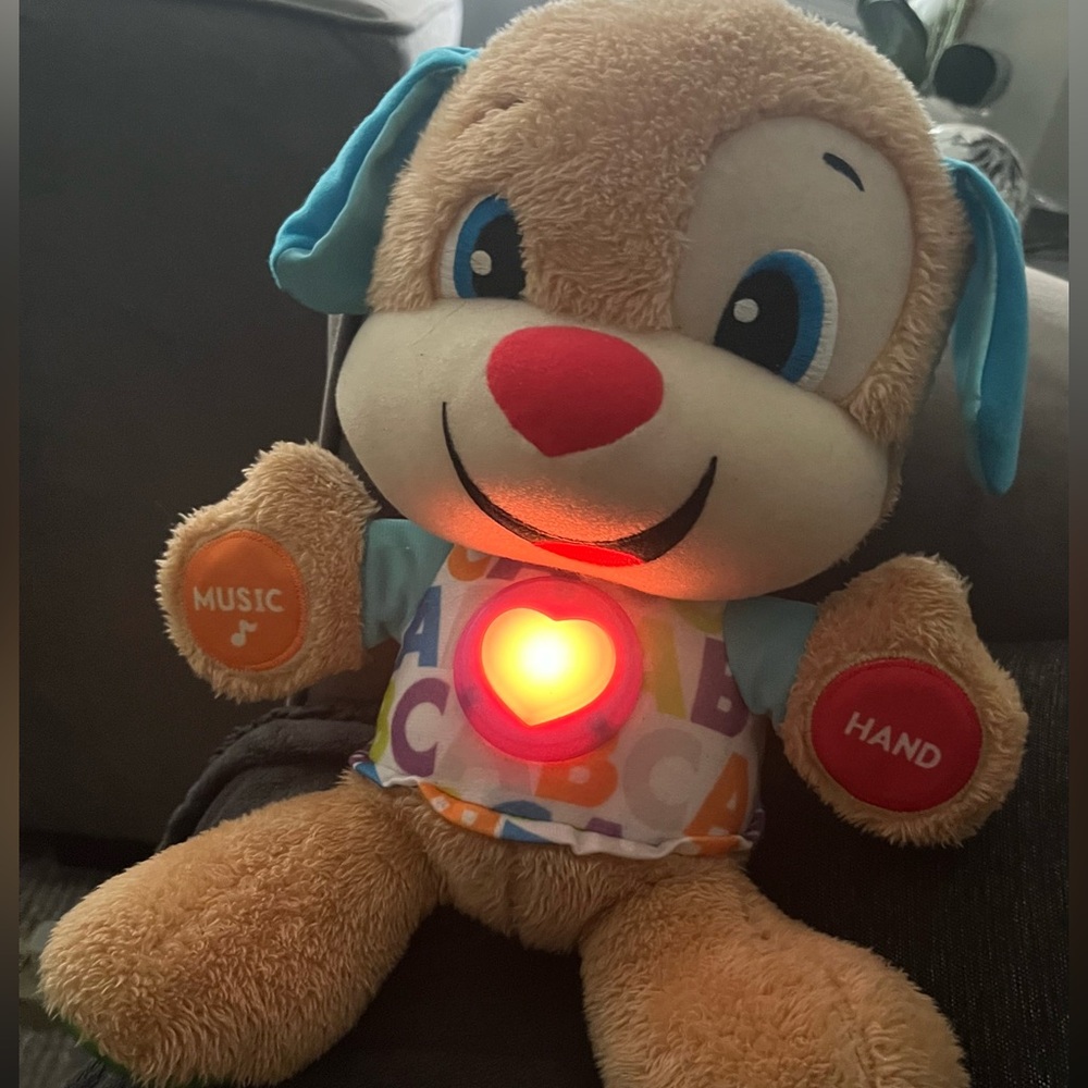 Fisher Price Interactive laugh & Learn
Plush Puppy.